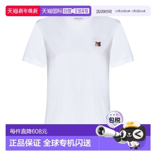 T恤 1h可退 圆领短袖 Kitsune LW00105KJ0008 香港直邮Maison