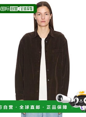 1h可退 香港直邮The Row 女士 Nesson 衬衫 8740W3737 brown棕色