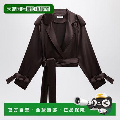 1h可退 香港直邮潮奢 The Frankie Shop 女士 Simona 短款深褐色