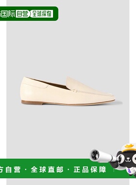 1h可退 香港直邮Staud 女士 Becks 皮质乐福鞋 F24P3003LNCRM