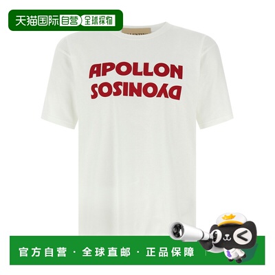 1h可退 香港直邮VALENTINO GARAVANI 男士T恤 V0MG16PB6EA33 AW20