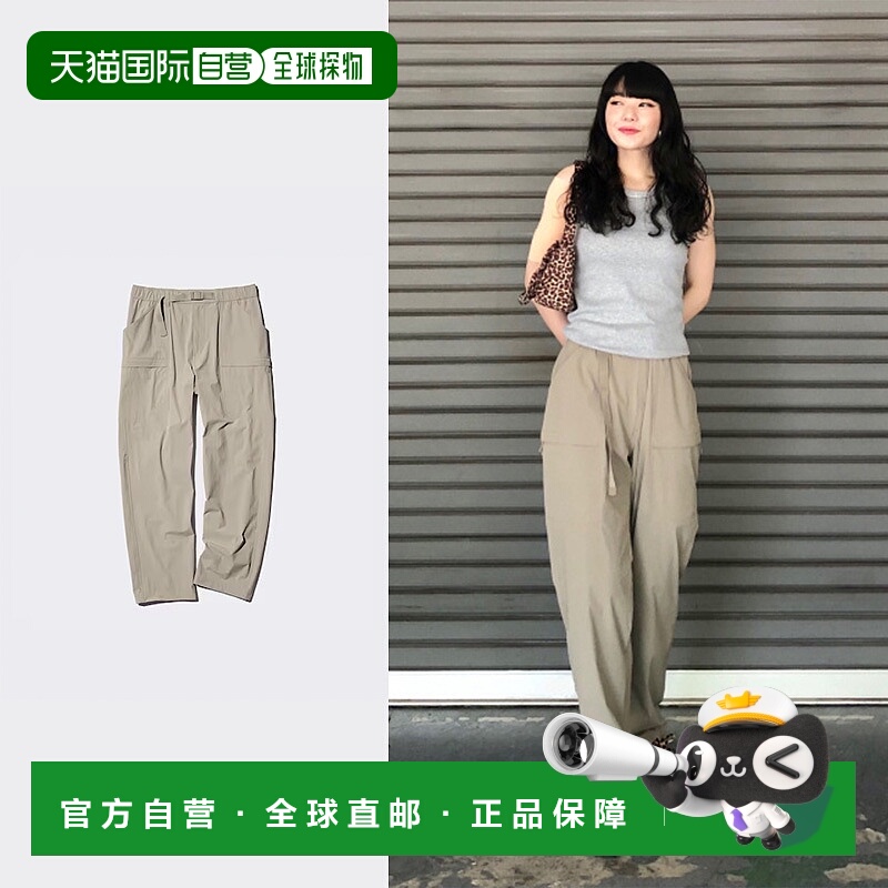 日潮跑腿UNIQLO优衣库男女弹力休闲裤户外机能工装裤休闲裤479029