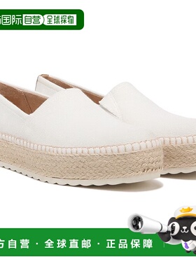 自营dr. scholl'sDr.Scholl的Sunray平底鞋WoWhite防滑圆头Espadr