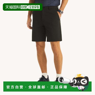 自营Nautica Mens 8.5 “性能短片-海军海域 美国奥莱直发短裤