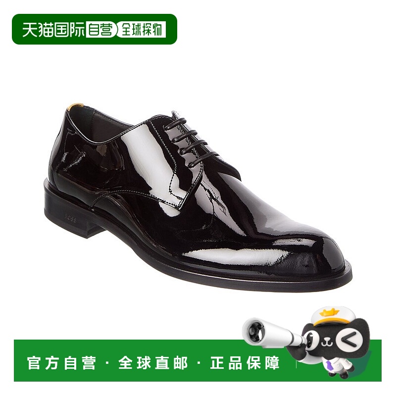 自营Hugo Boss Bruce Patent Derby - black 美国奥莱直发