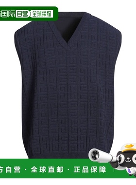 香港直邮Givenchy 纪梵希 男士 无袖毛衣 blue蓝色 舒适时尚