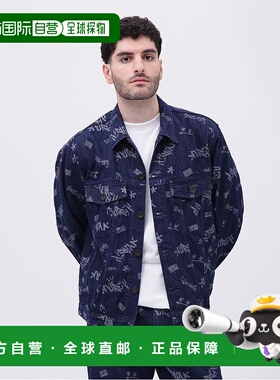 日本直邮AVIREX TAGGING JACQUARD DENIM JACKET 牛仔夹克 [AV112