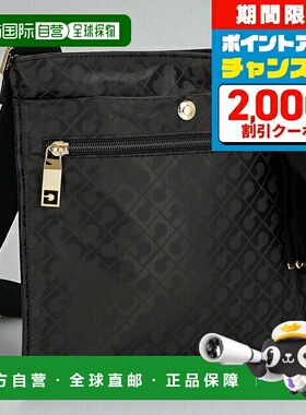 日本直邮GHERARDINI 女士单肩包GH0267 EXCAL黑色奢华时尚斜挎可