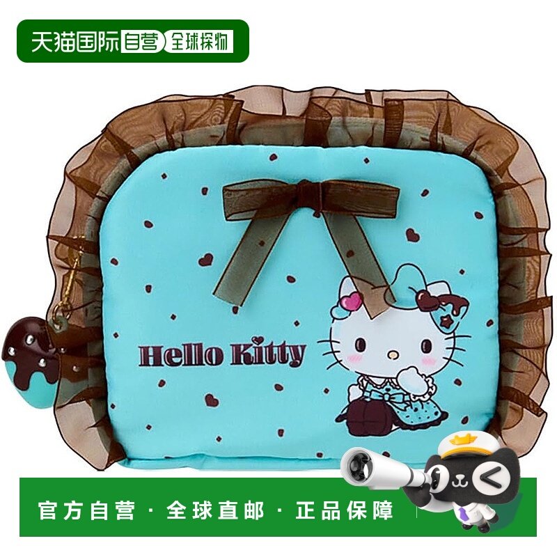 【日本直邮】三丽鸥Pouch ChocoMint 凯蒂猫 布/棉/ABS 443352