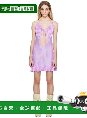 1h可退 香港直邮潮奢 Kim Shui 女士 紫色镂空连衣裙 KS2023SS22