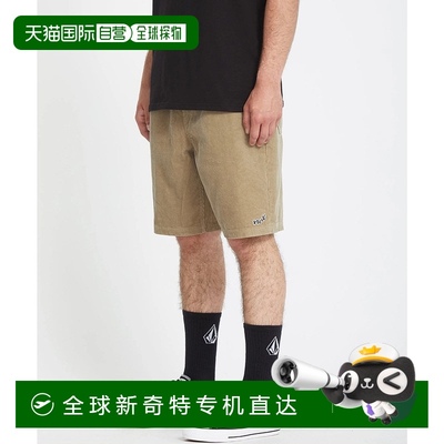 1h可退 日本直邮VOLCOM 男女同款 15W廓尔格短裤 松紧腰设计/斜插