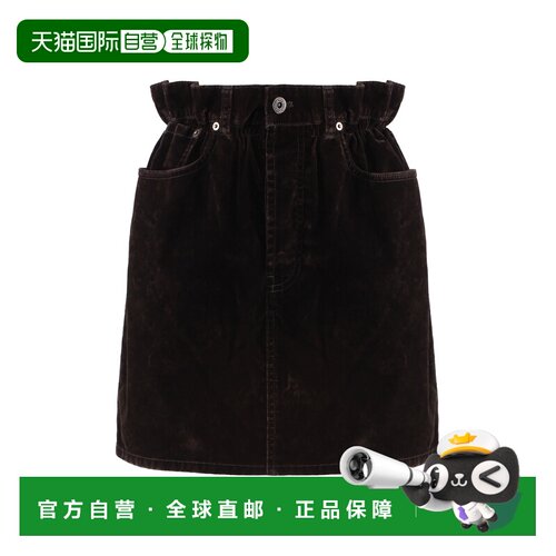 1h可退 欧洲直邮MIU MIU 女士半身裙 MG2342SOOO157YF0027 AW2025
