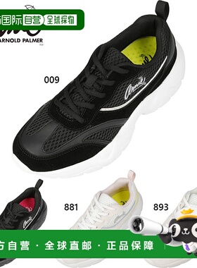 日本直邮rnold Palmer 女式运动鞋低帮厚底网透气学校通勤时尚可