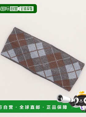 1h可退 日本直邮CA4LA 男女同款 钻石格纹 发带 COH00040配饰