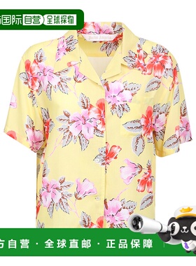 香港直邮PALM ANGELS 女士衬衫 PWGA071S22FAB0051801 SS2022女装