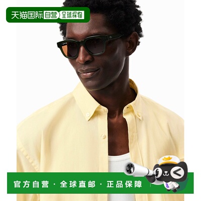 日本直邮LACOSTE 男女同款短袖牛津衬衫  CH641999