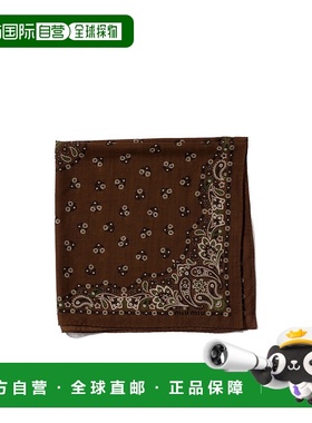 香港直邮Miu Miu 印花羊毛和羊绒围巾 5FF0012ID9