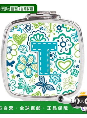 自营 Carolines Treasures CJ2006-TSCM Letter T Flowers &正品