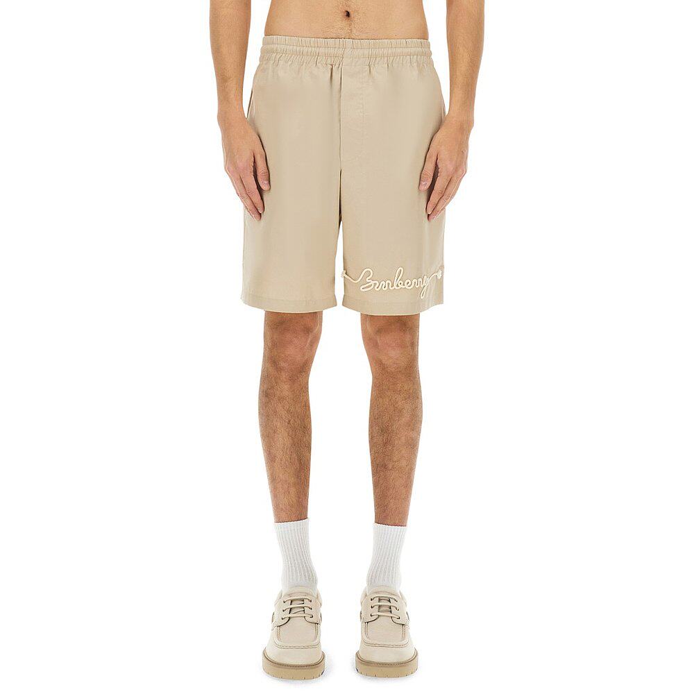 BURBERRY 男士短裤 8109278B9103 SS2025 浅棕色