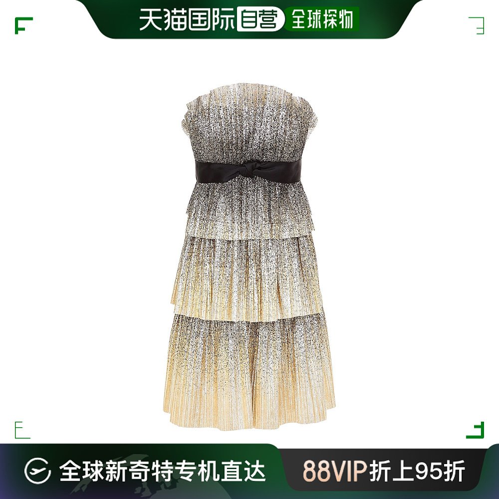 香港直邮潮奢 Jenny Packham 女士 褶裥连衣裙 女装/女士精品 连衣裙 原图主图