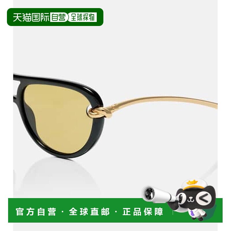 1h可退香港直邮Bottega Veneta 葆蝶家 女士 打结飞行员太阳眼镜
