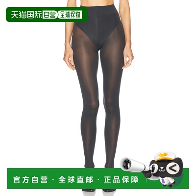 1h可退 香港直邮Wolford 女士 66 天鹅绒精装连裤袜 14775打底裤