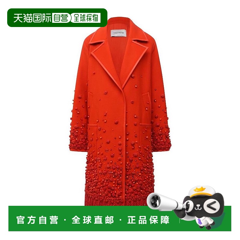 1h可退 香港直邮VALENTINO 女士外套 WB3CA5V815ECD1 AW2021 红色