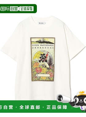 1h可退 日本直邮Evisen Skateboards 男装 全棉宽松半袖T恤 复古