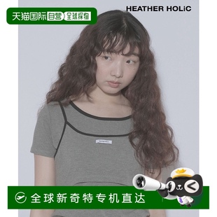 日韩风套头T恤两件套 1h可退 女装 日本直邮HEATHER 可单穿 HOLiC