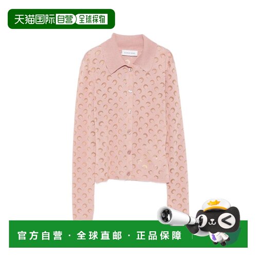 1h可退 香港直邮MARINE SERRE 女士衬衫 WSI044ACKNI0545PK00PINK