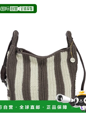 自营 the sakLos Feliz斜挎包-蘑菇条纹 美国奥莱直发新款手提包