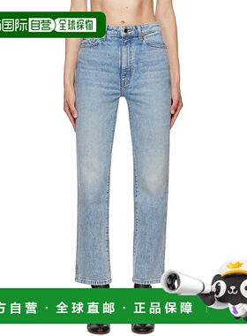 1h可退 香港直邮潮奢 KHAITE 女士 蓝色 The Abigail Stretch 牛