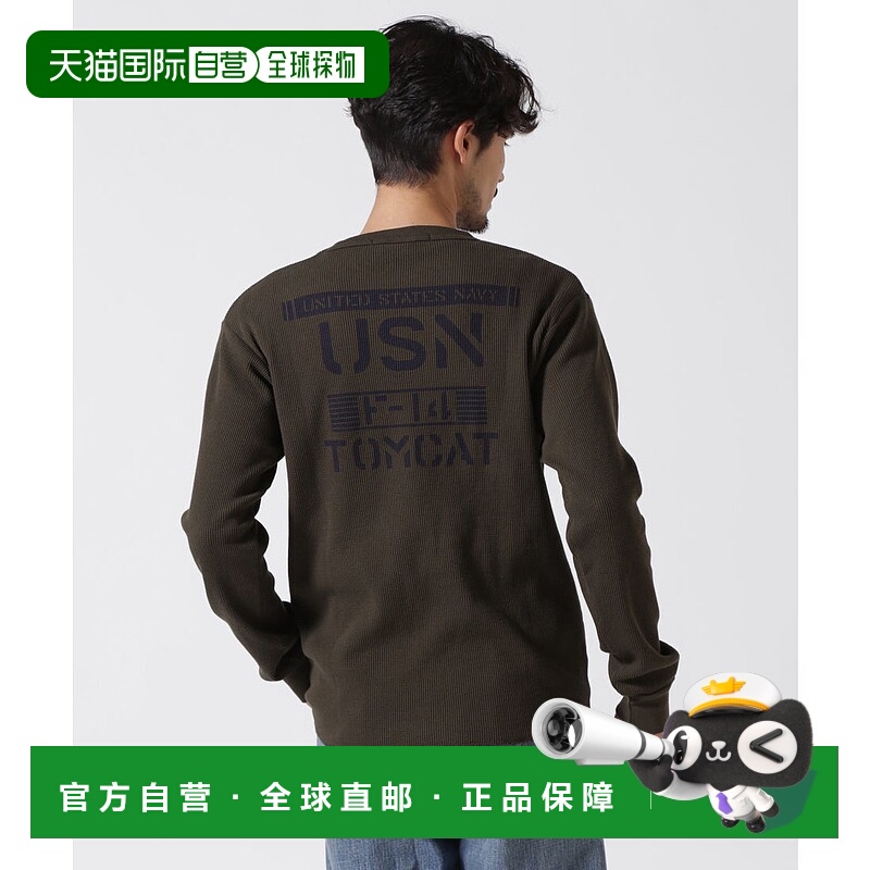 日本直邮AVIREX 迷你华夫长袖T恤 [AV1129EM025155]