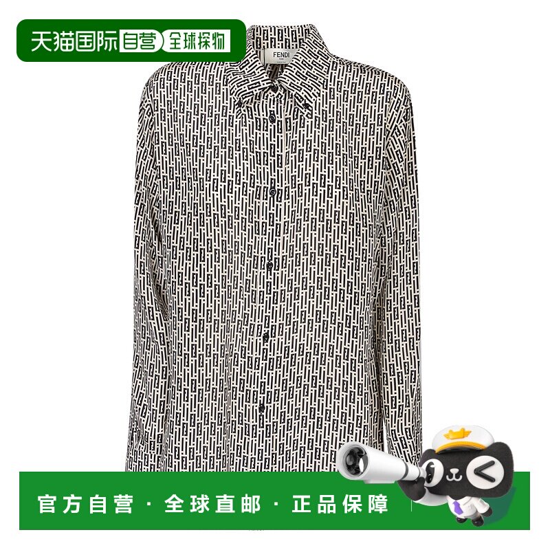 1h可退 欧洲直邮FENDI芬迪 女士衬衫 FS8143AWZAFOGME - 天猫国际全球探物出品