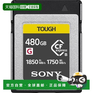 【日本直邮】索尼CFexpress Type B 存储卡 480GB  CEB-G480T内存