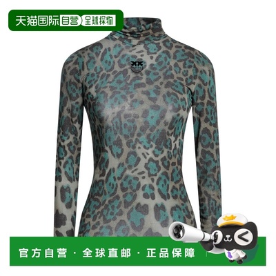 香港直邮Pinko 品高 女士 T恤 green绿色 舒适时尚