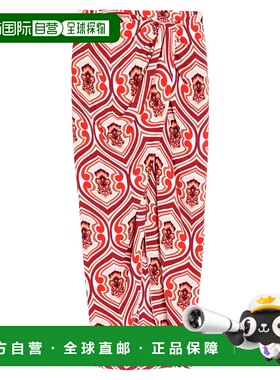 香港直邮Etro 艾特罗 女士 中长半身裙 red红色 舒适时尚