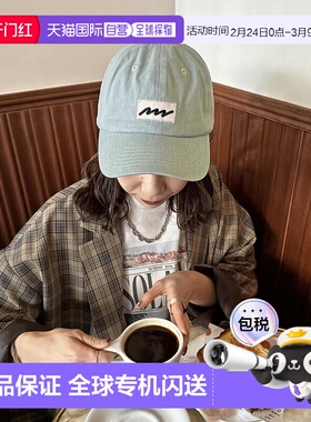 1h可退 日本直邮Discoat 女士刺绣字母背带帽 DCZ1051315A0007