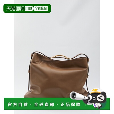 香港直邮GUCCI 女士手提包 850546AAFK42718 AW2025 浅棕色 Beatr