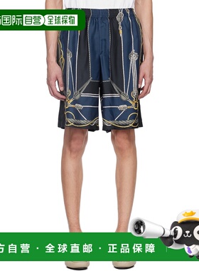 1h可退 香港直邮潮奢 versace 范思哲 男士 蓝色 & 海军蓝 Nautic