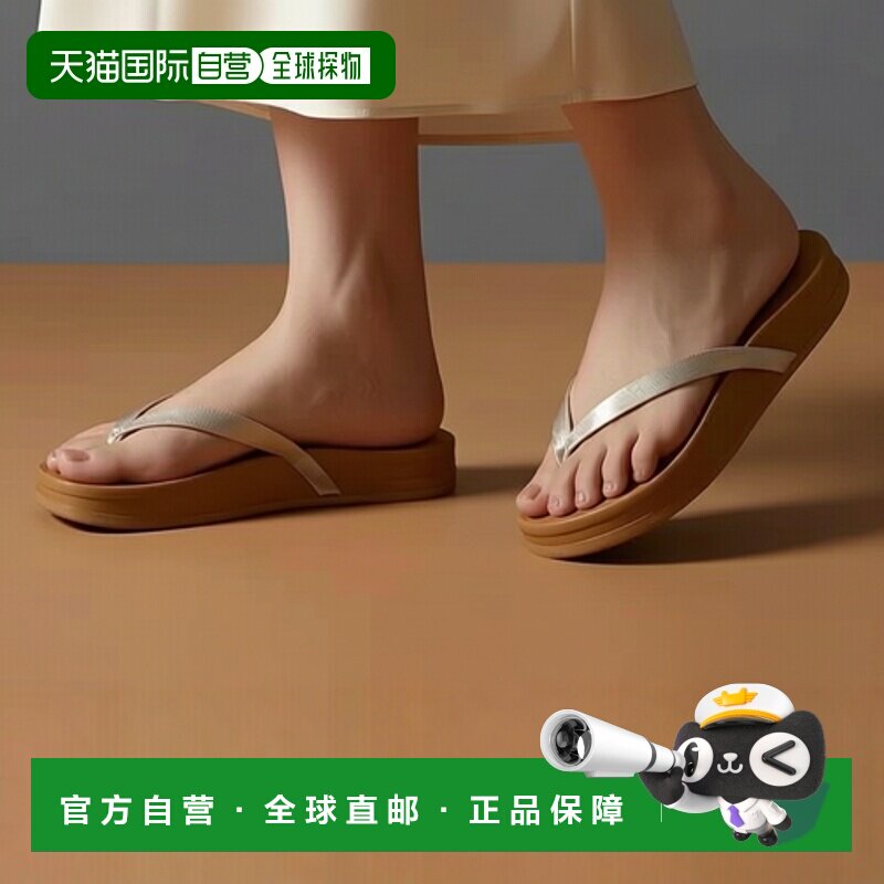 欧洲直邮Reef鞋子女人字拖鞋夹脚拖凉鞋VISTA IVY金色