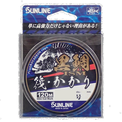 【日本直邮】Sunline桑濑 鱼线 氟碳线 黑鲷 120m 3号 自然透明
