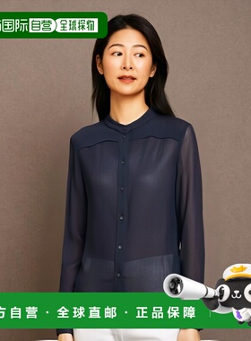 香港直邮CHLOÉ 女士衬衫 C24AHT1100648Q SS2025 黑色