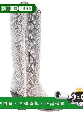 【美国直邮】corral 女士 靴子牛仔靴高跟皮靴高跟鞋蛇皮皮革蟒蛇