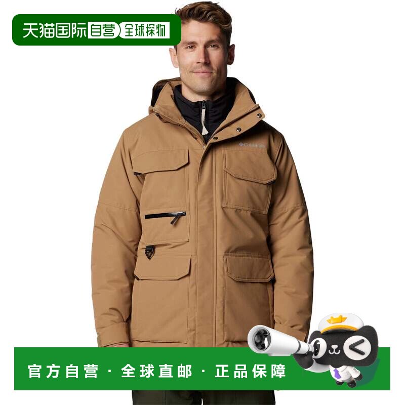自营Columbia Landroamer II派克大衣夹克男士Brwon连帽全拉链KFC