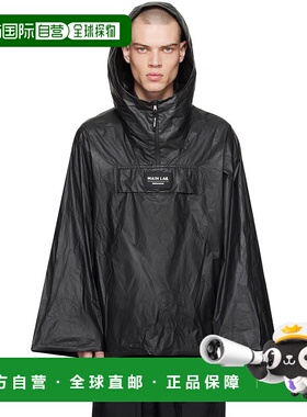 1h可退 香港直邮潮奢 Balmain 巴尔曼 男士 黑色 Main Lab 大衣 C