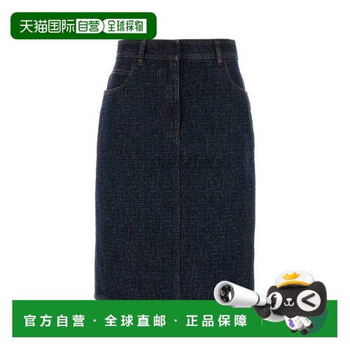 1h可退 香港直邮FENDI 女士半身裙 FLQ604AW82F1UKI SS2026 灰色