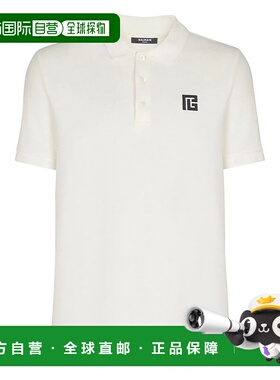 香港直邮BALMAIN 女士衬衫 GH1GB085BC87GABBLANCNOIR SS2026