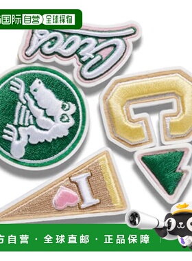 韩国直邮crocs 一套 5 件 Crocs Varsity 补丁 Jibbits 10013265