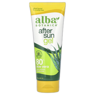 香港直邮阿尔巴,After Sun Gel, 98% Aloe Vera  8 oz清爽晒后